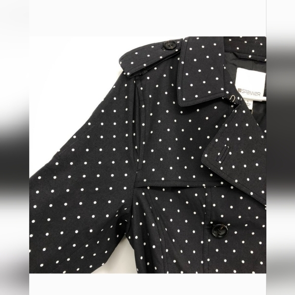 Spanner Dot Trench Coat - Picture 2 of 9